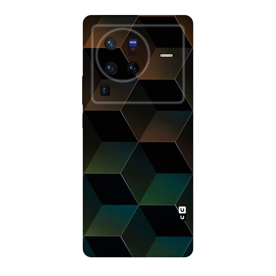 Hexagonal Design Original Polycarbonate Back Case for Vivo X80