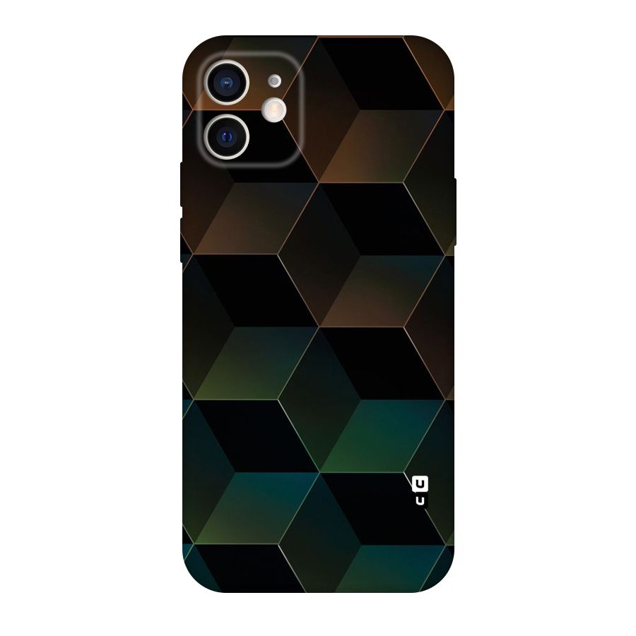 Hexagonal Design Original Polycarbonate Back Case for iPhone 12