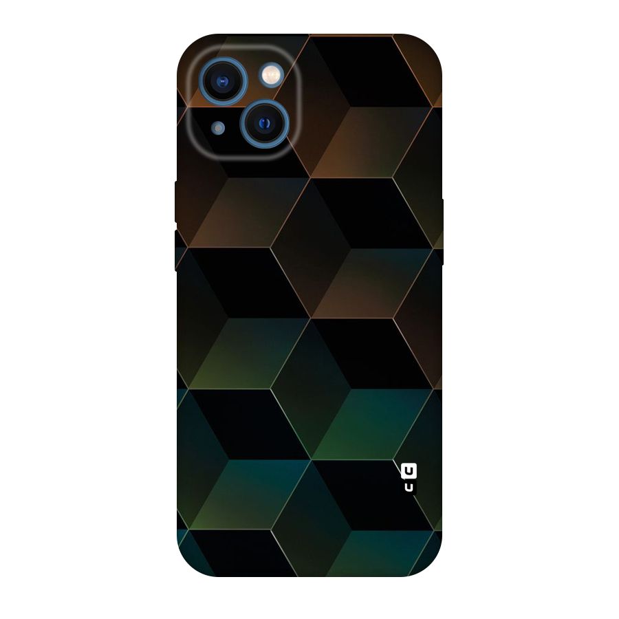 Hexagonal Design Original Polycarbonate Back Case for iPhone 13