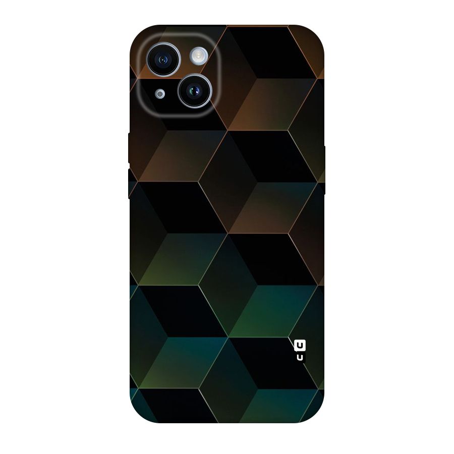 Hexagonal Design Original Polycarbonate Back Case for iPhone 14