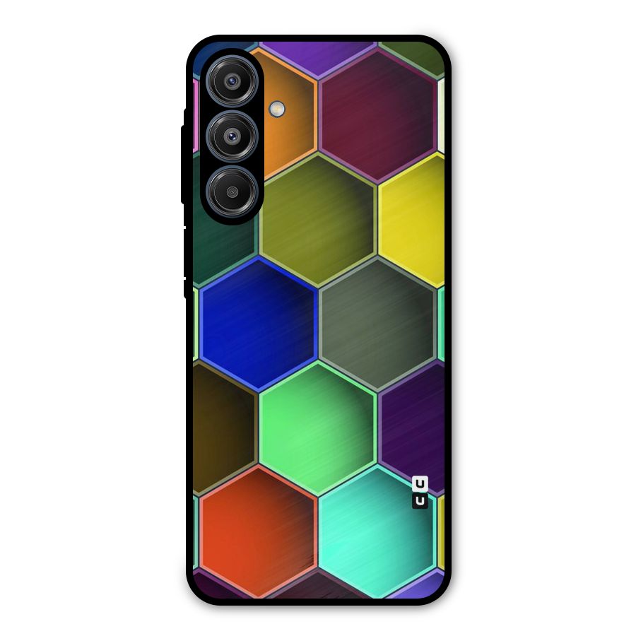 Hexagonal Palette Metal Back Case for Galaxy A16 5G