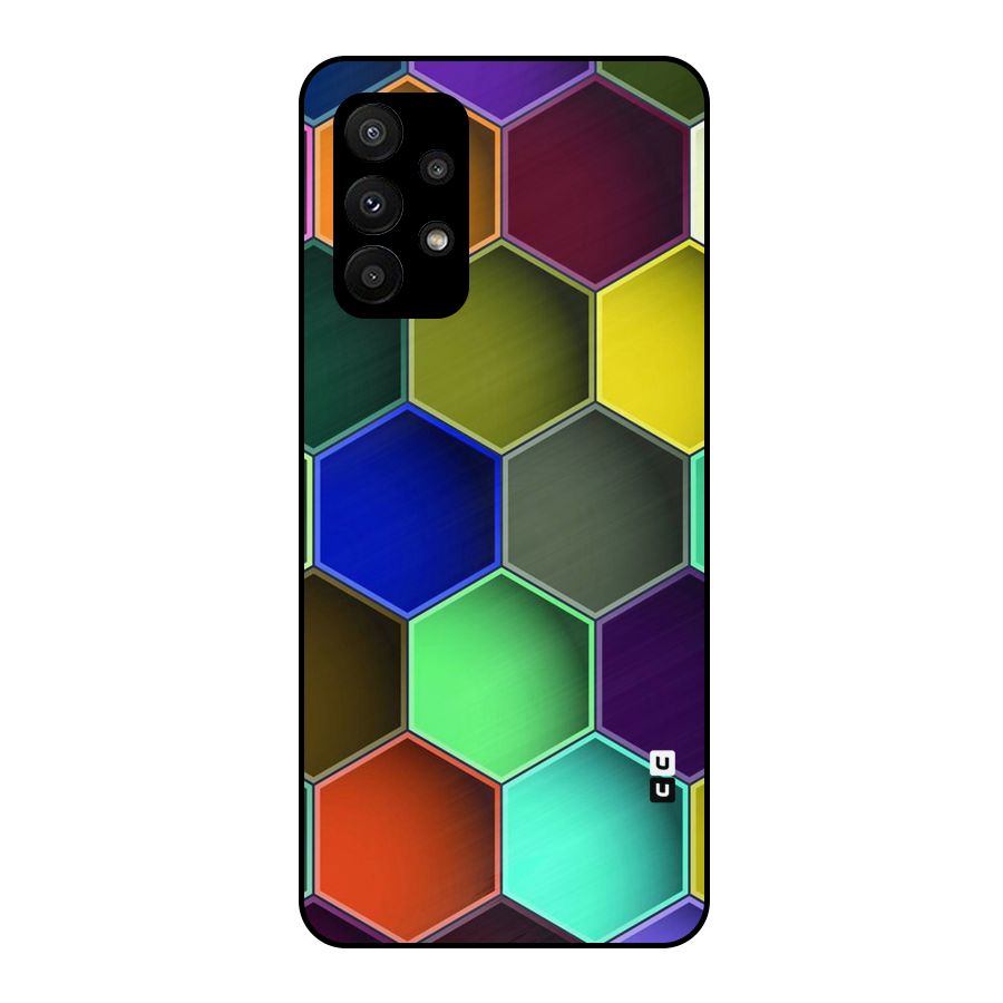 Hexagonal Palette Metal Back Case for Galaxy A23