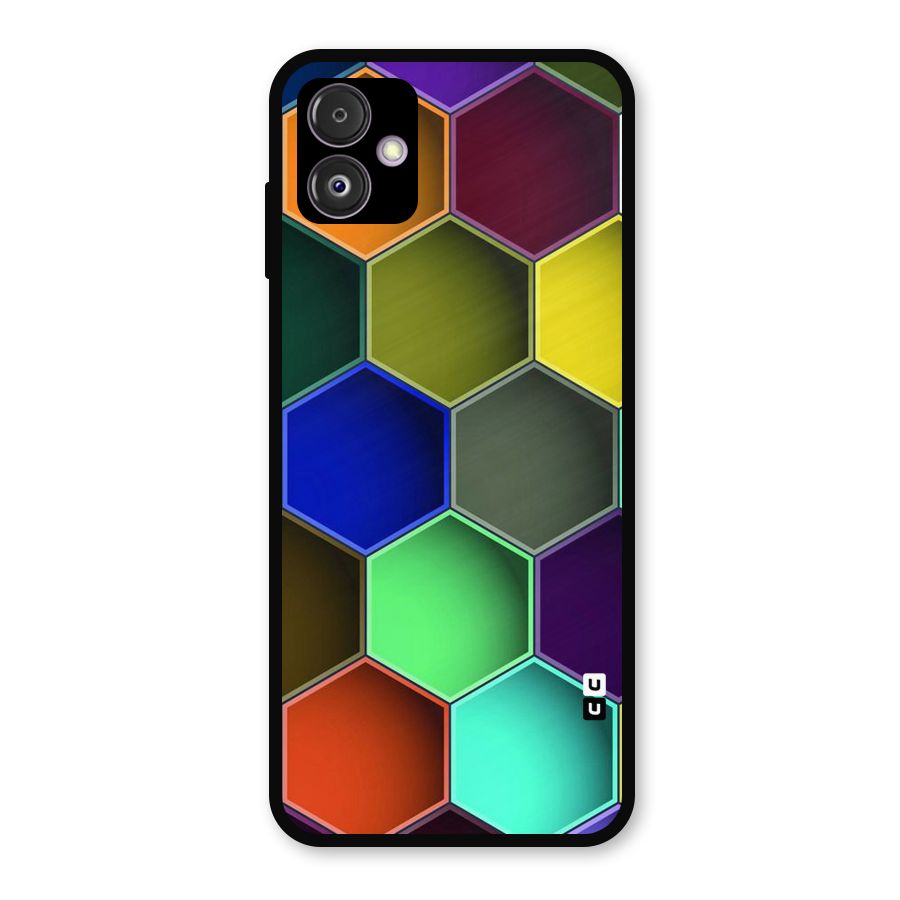 Hexagonal Palette Metal Back Case for Galaxy F14