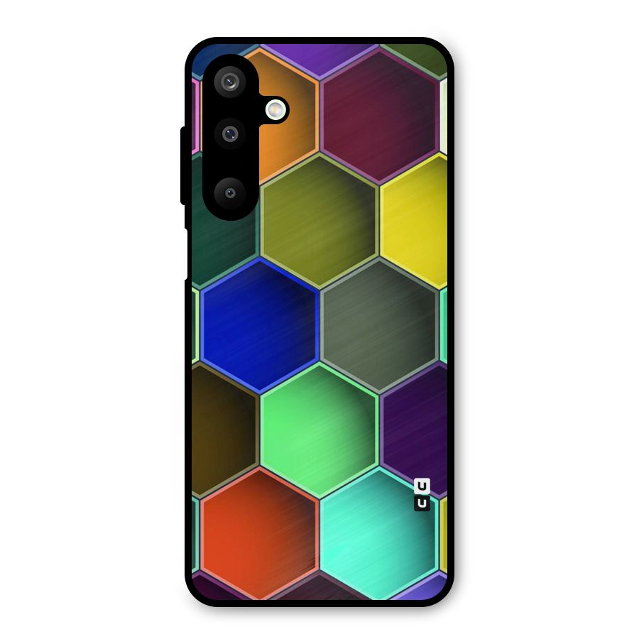 Hexagonal Palette Metal Back Case for Galaxy M16