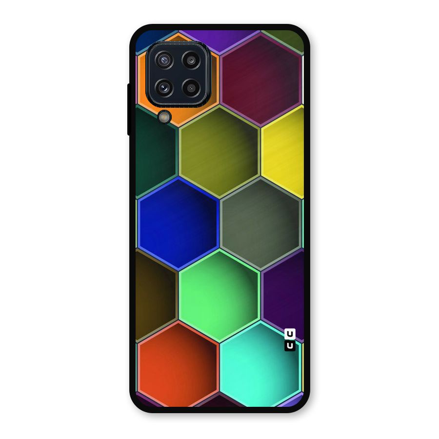 Hexagonal Palette Metal Back Case for Galaxy M32