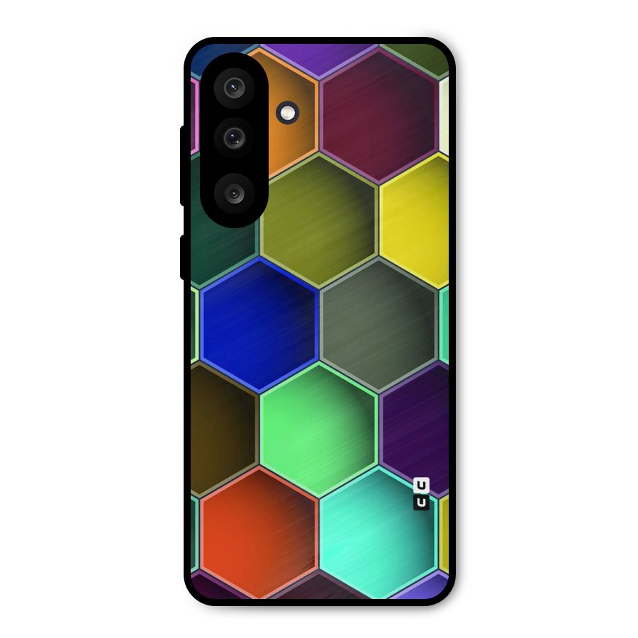 Hexagonal Palette Metal Back Case for Galaxy M56