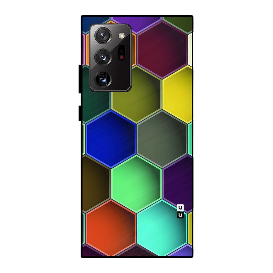 Hexagonal Palette Metal Back Case for Galaxy Note 20 Ultra