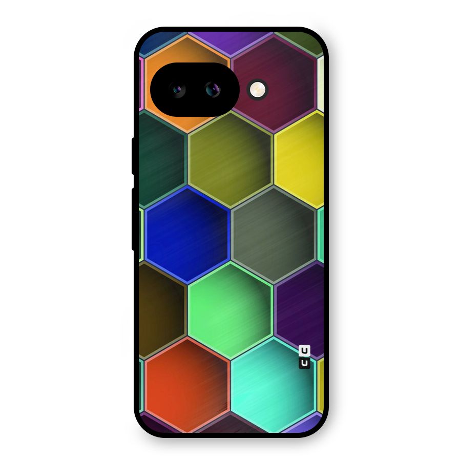Hexagonal Palette Metal Back Case for Google Pixel 9a
