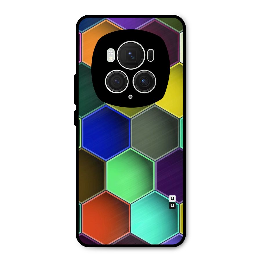 Hexagonal Palette Metal Back Case for Honor Magic6 Pro