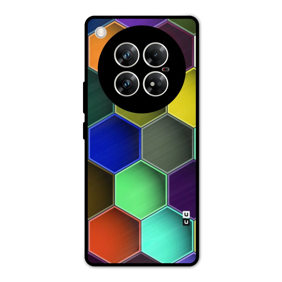 Hexagonal Palette Metal Back Case for Infinix Zero 40 5G