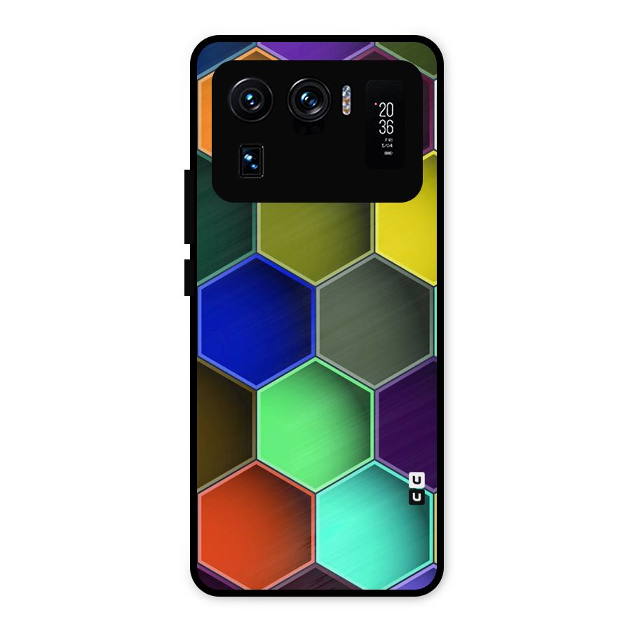 Hexagonal Palette Metal Back Case for Mi 11 Ultra