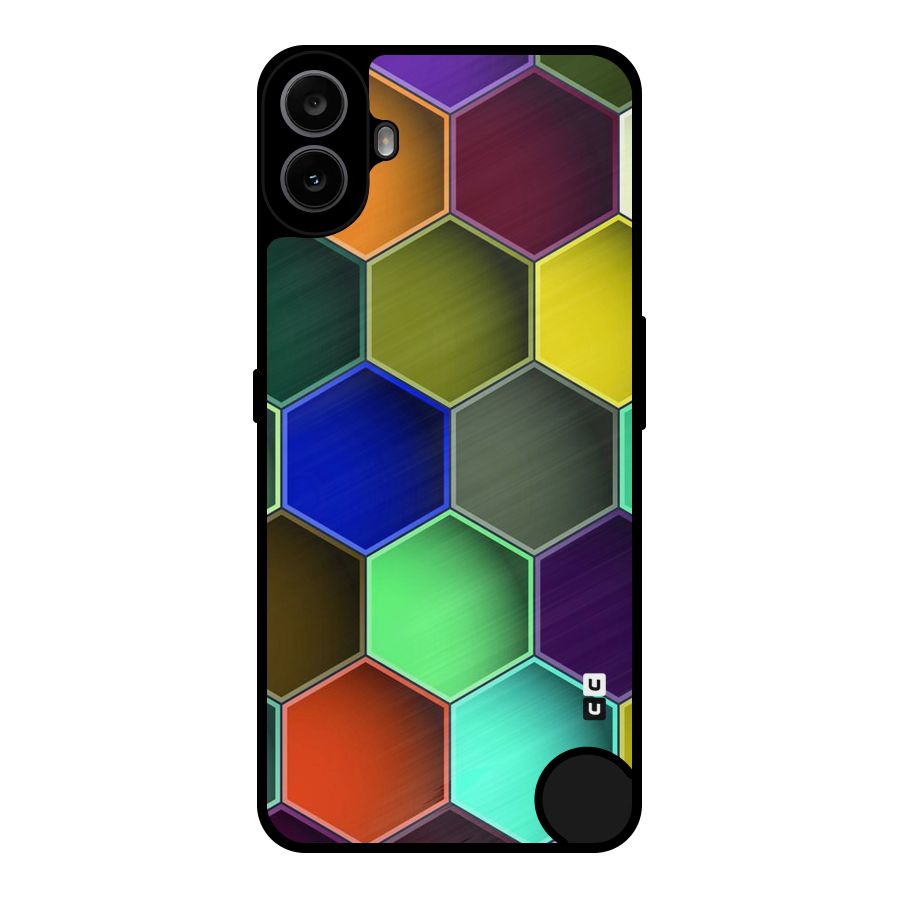 Hexagonal Palette Metal Back Case for Nothing CMF Phone 1