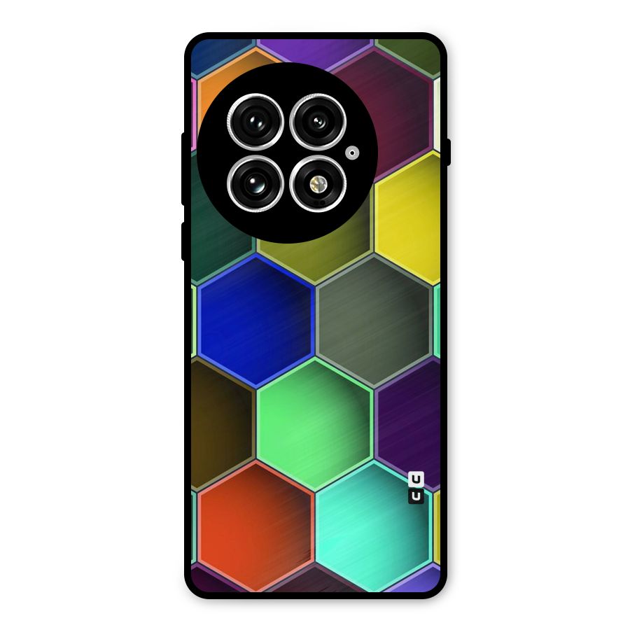 Hexagonal Palette Metal Back Case for OnePlus 13