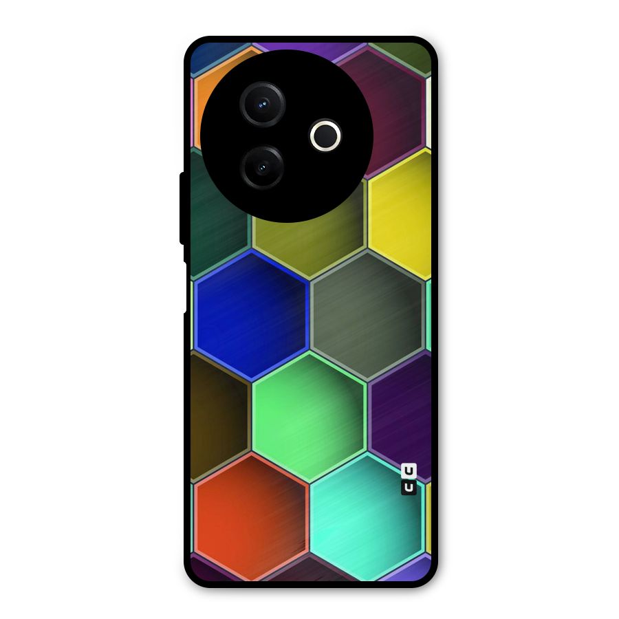 Hexagonal Palette Metal Back Case for Vivo Y39