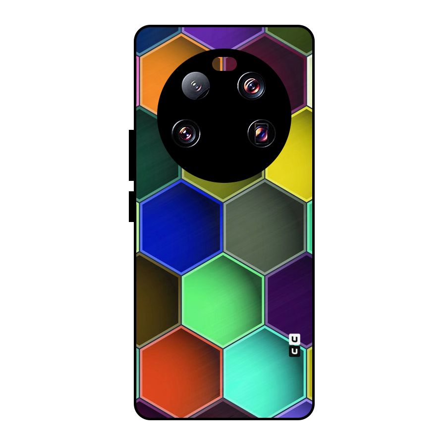 Hexagonal Palette Metal Back Case for Xiaomi 13 Ultra