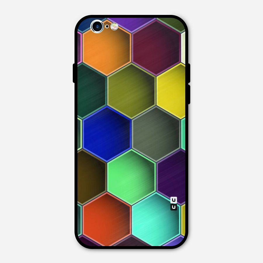Hexagonal Palette Metal Back Case for iPhone 6 6s