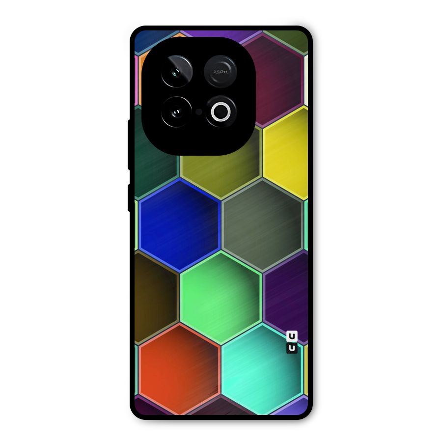Hexagonal Palette Metal Back Case for iQOO Neo 10