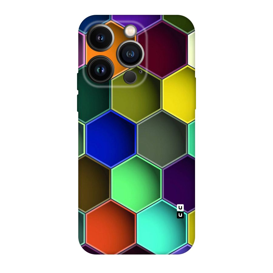 Hexagonal Palette Original Polycarbonate Back Case for iPhone 14 Pro