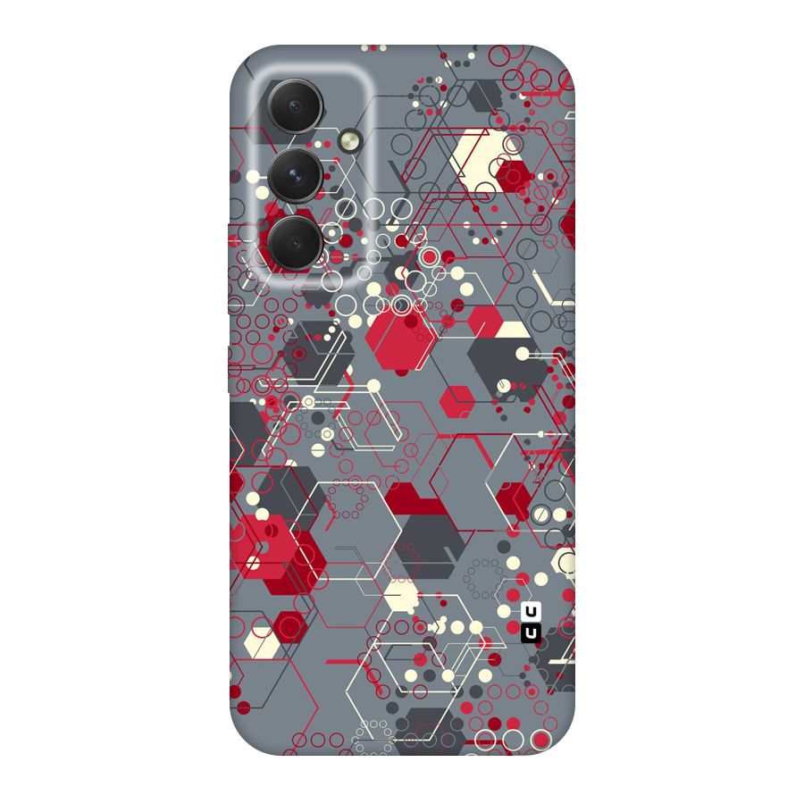 Hexagons Pattern Original Polycarbonate Back Case for Galaxy A54