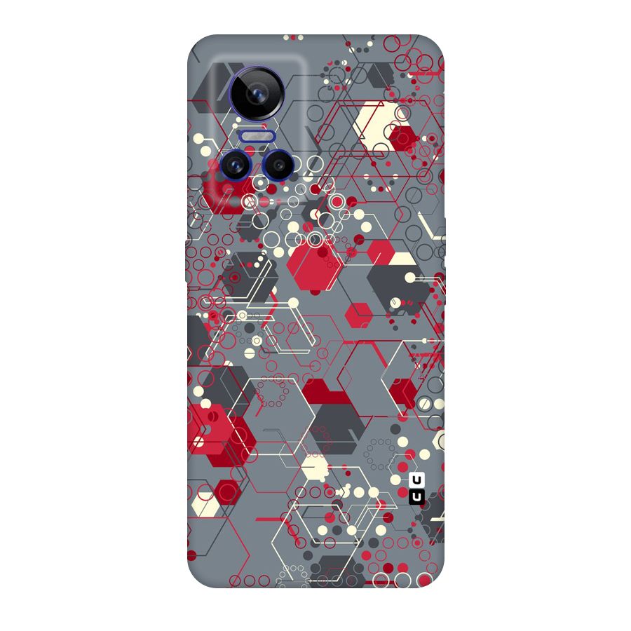 Hexagons Pattern Original Polycarbonate Back Case for Realme GT Neo 3