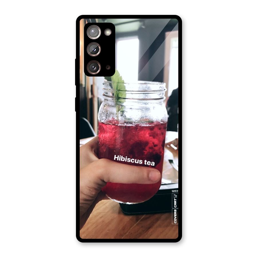 Hibiscus Tea Glass Back Case for Galaxy Note 20