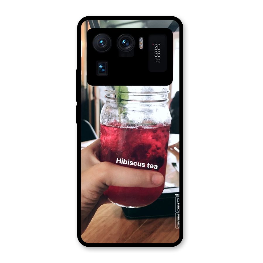 Hibiscus Tea Glass Back Case for Mi 11 Ultra