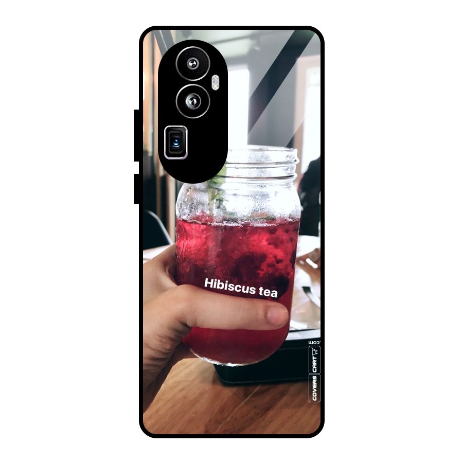 Hibiscus Tea Glass Back Case for Oppo Reno10 Pro Plus