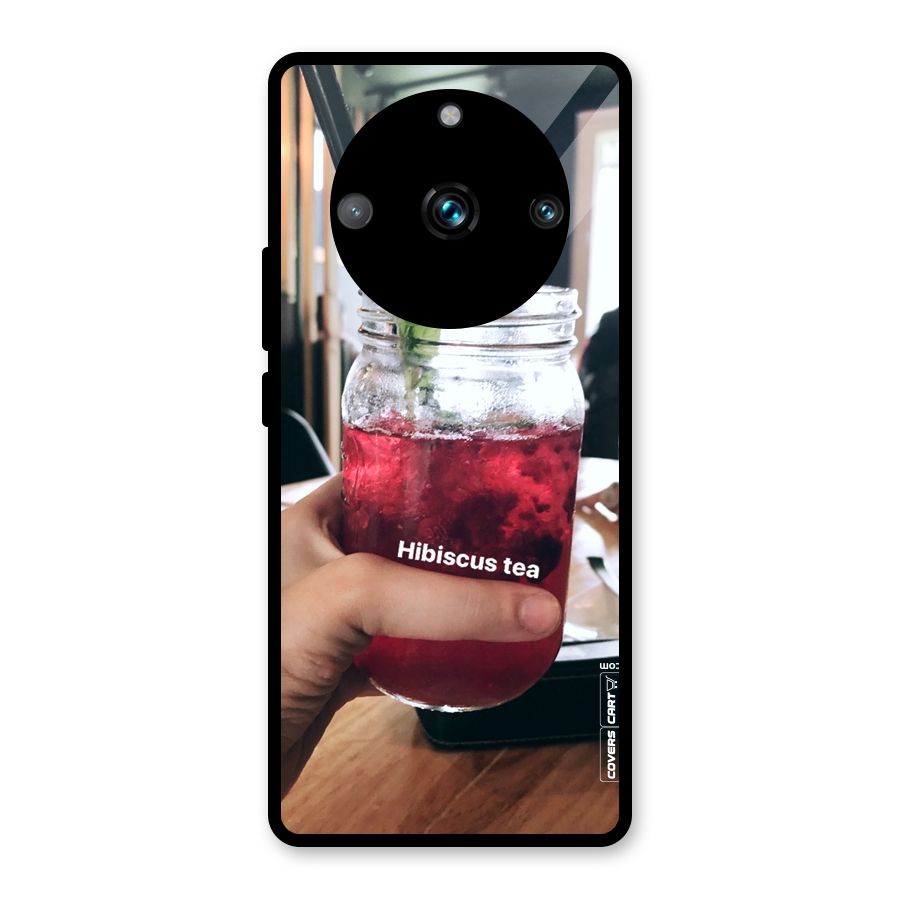Hibiscus Tea Glass Back Case for Realme 11 Pro