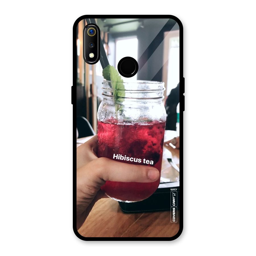 Hibiscus Tea Glass Back Case for Realme 3