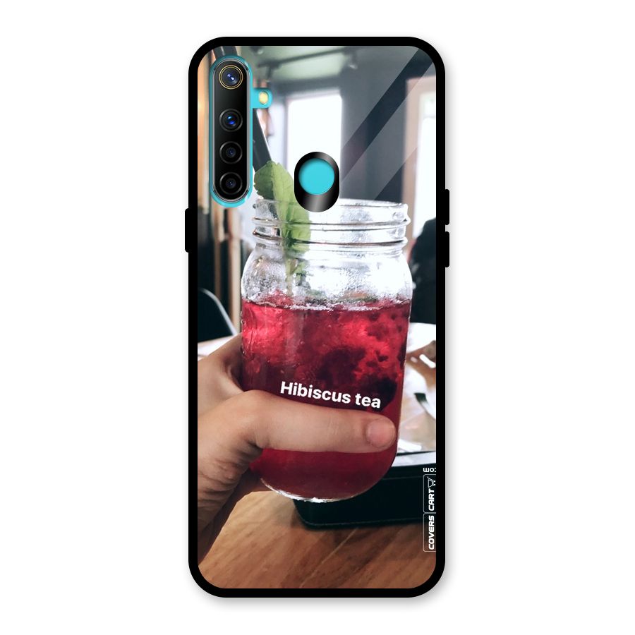 Hibiscus Tea Glass Back Case for Realme 5i