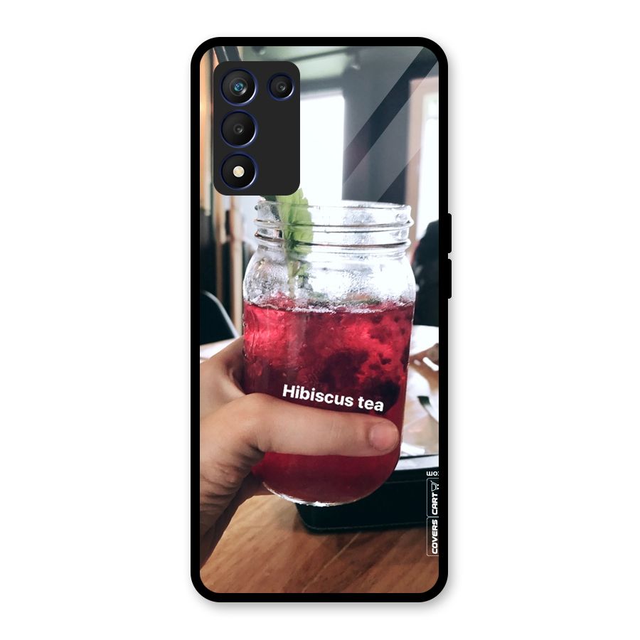 Hibiscus Tea Glass Back Case for Realme 9 5G Speed