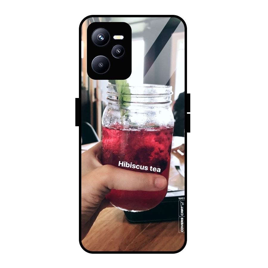 Hibiscus Tea Glass Back Case for Realme C35