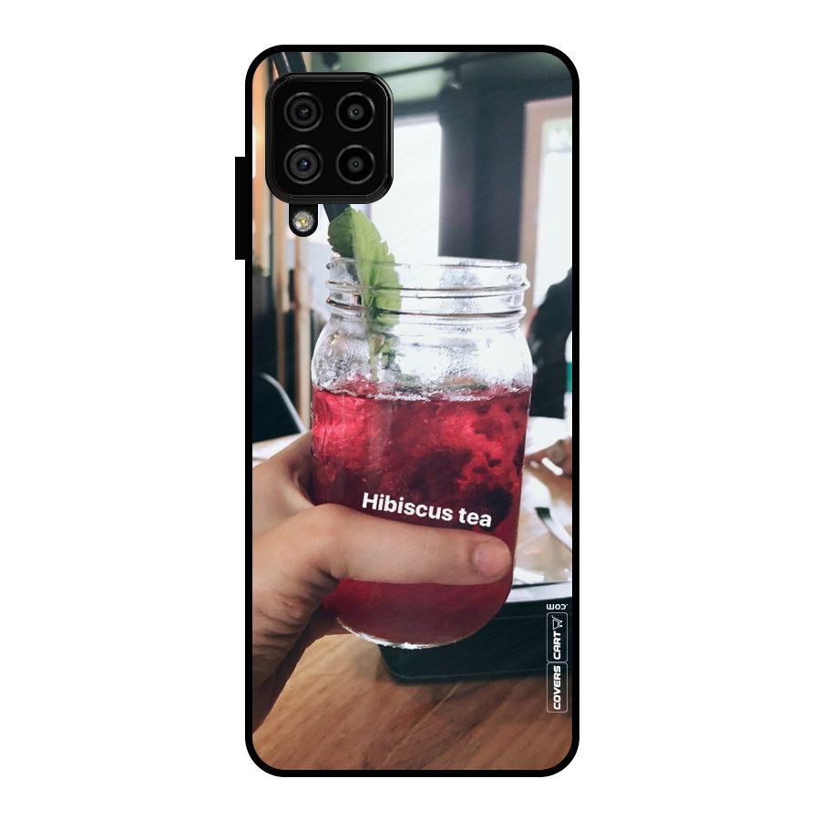 Hibiscus Tea Metal Back Case for Galaxy A22 4G