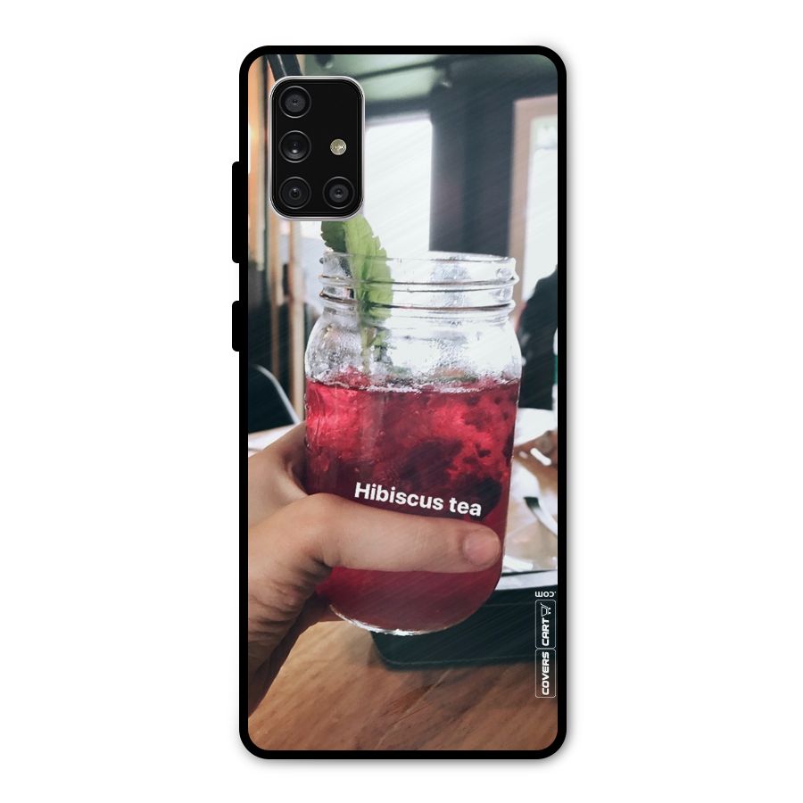 Hibiscus Tea Metal Back Case for Galaxy A71