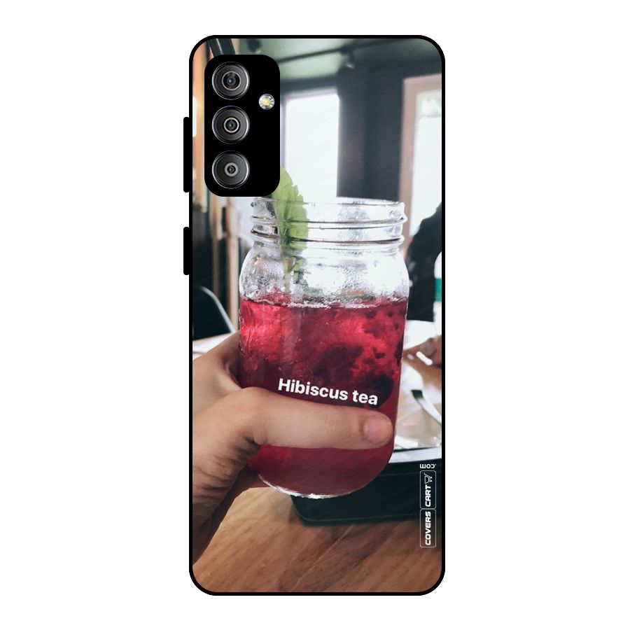 Hibiscus Tea Metal Back Case for Galaxy F23