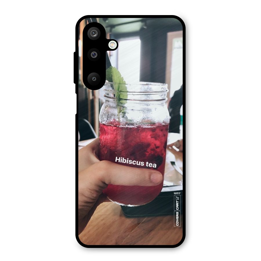 Hibiscus Tea Metal Back Case for Galaxy M16