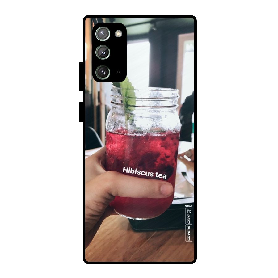 Hibiscus Tea Metal Back Case for Galaxy Note 20