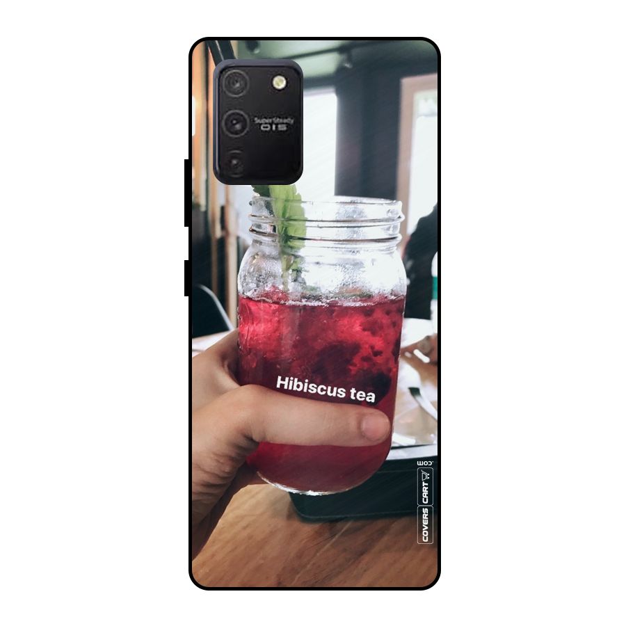 Hibiscus Tea Metal Back Case for Galaxy S10 Lite