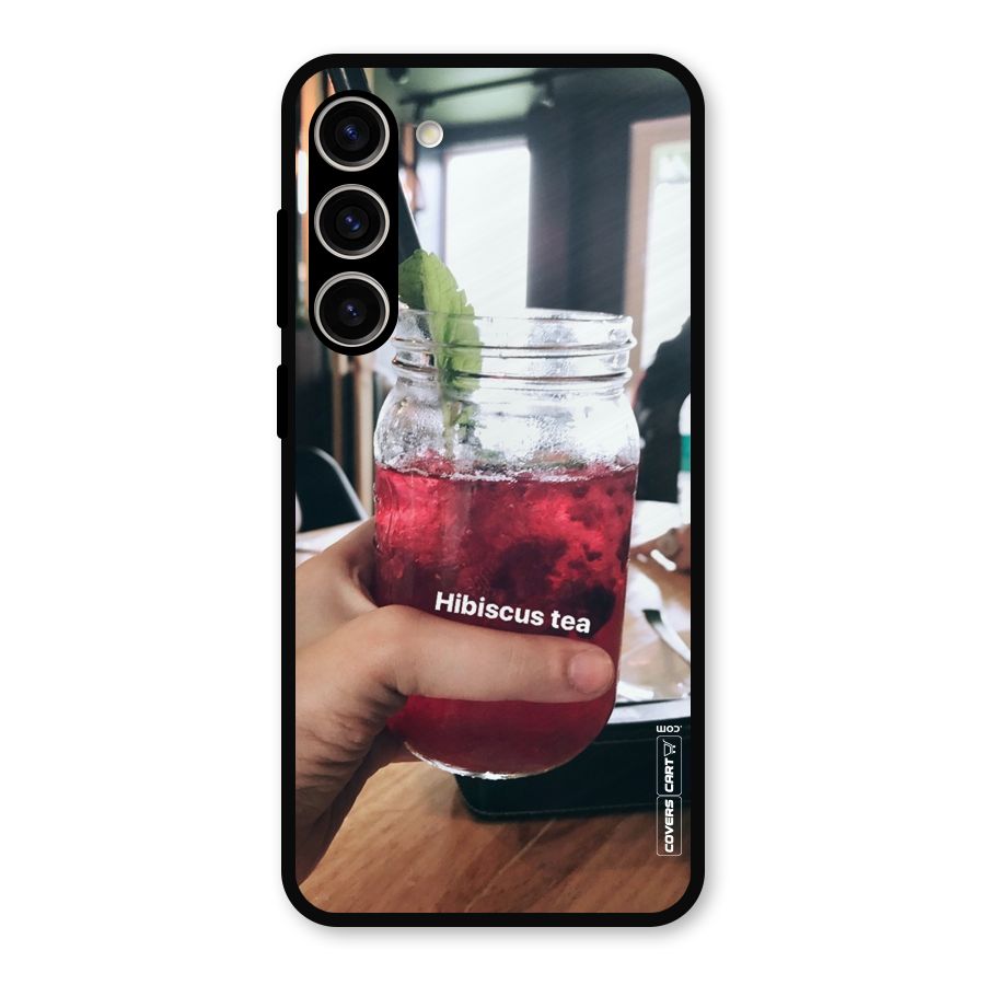 Hibiscus Tea Metal Back Case for Galaxy S23 Plus