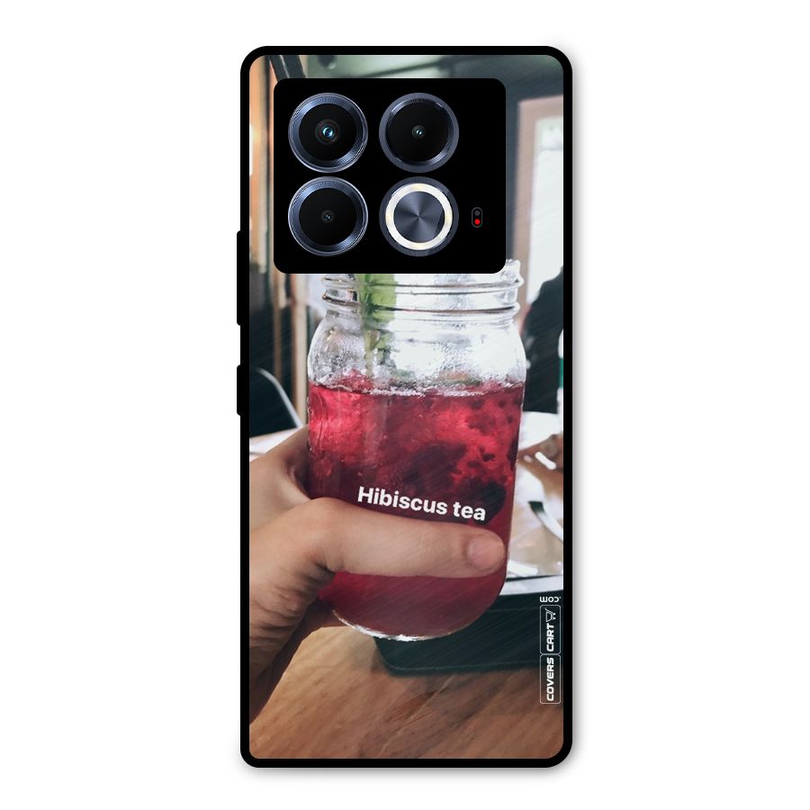 Hibiscus Tea Metal Back Case for Infinix Note 40 5G