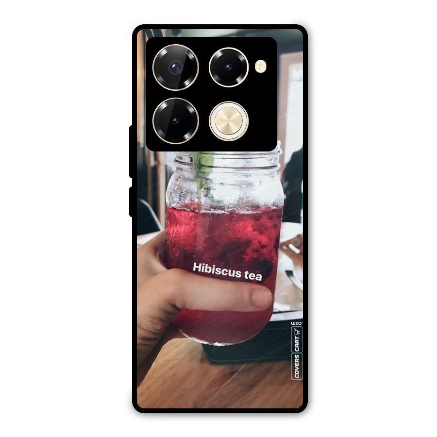 Hibiscus Tea Metal Back Case for Infinix Note 40 Pro Plus