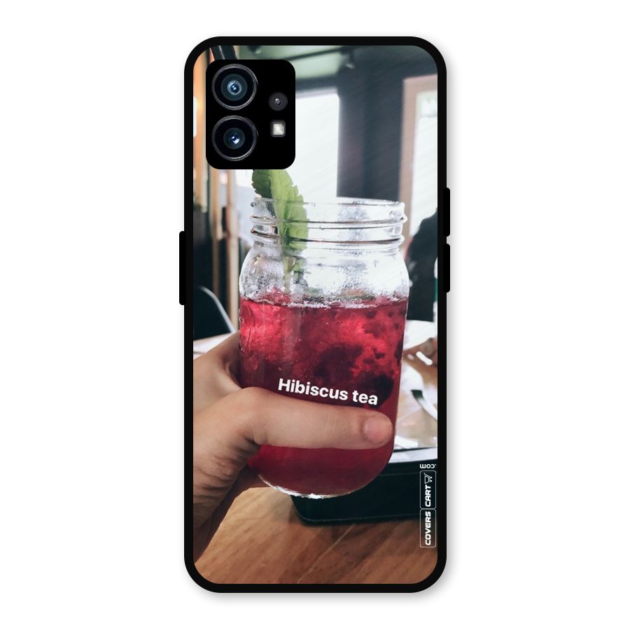 Hibiscus Tea Metal Back Case for Nothing Phone 1