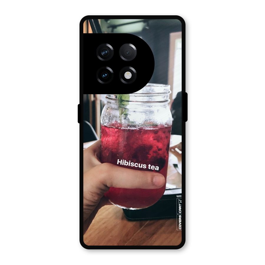 Hibiscus Tea Metal Back Case for OnePlus 11R