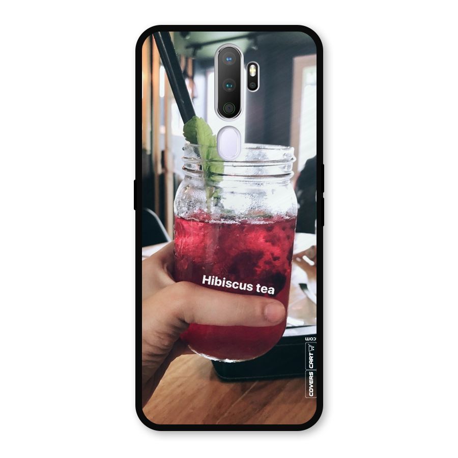Hibiscus Tea Metal Back Case for Oppo A9 (2020)