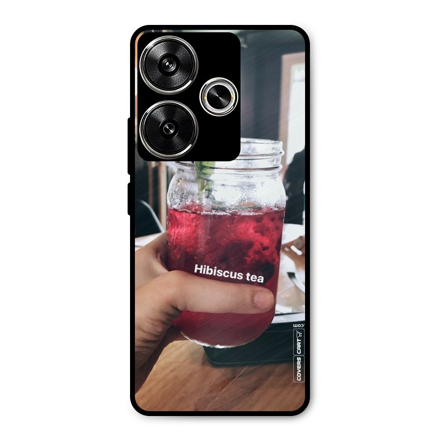 Hibiscus Tea Metal Back Case for Poco F6