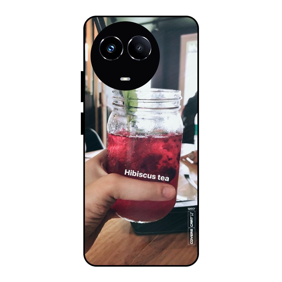 Hibiscus Tea Metal Back Case for Realme 11X