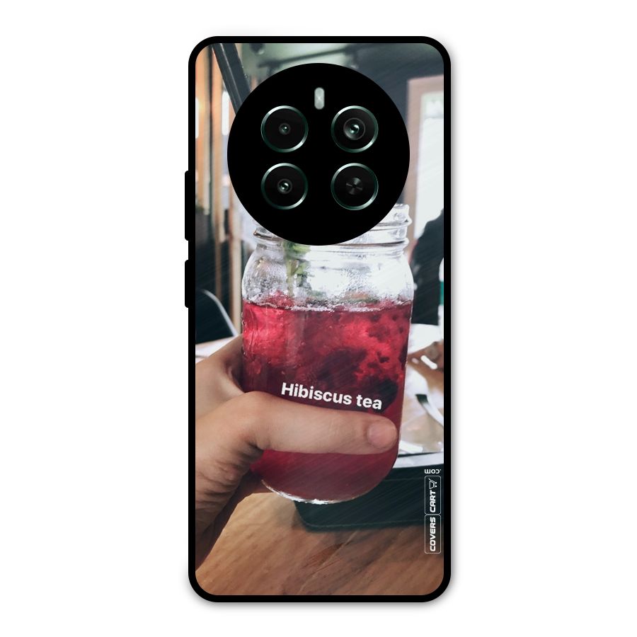 Hibiscus Tea Metal Back Case for Realme 12 Plus