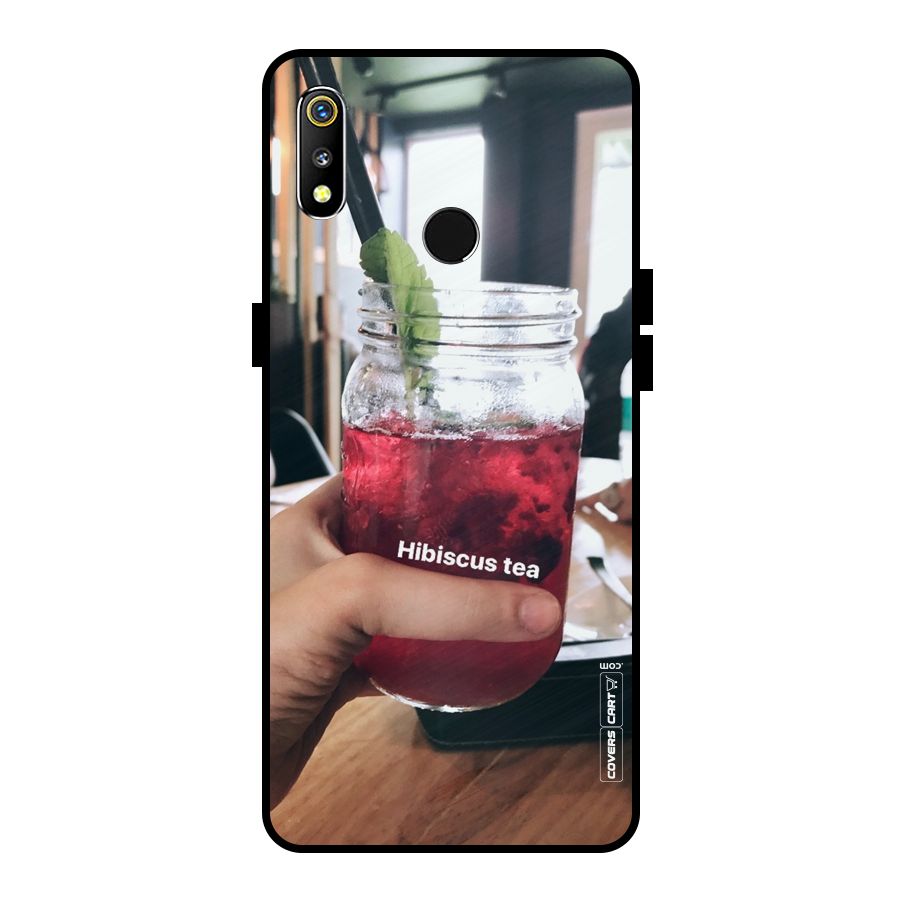 Hibiscus Tea Metal Back Case for Realme 3i