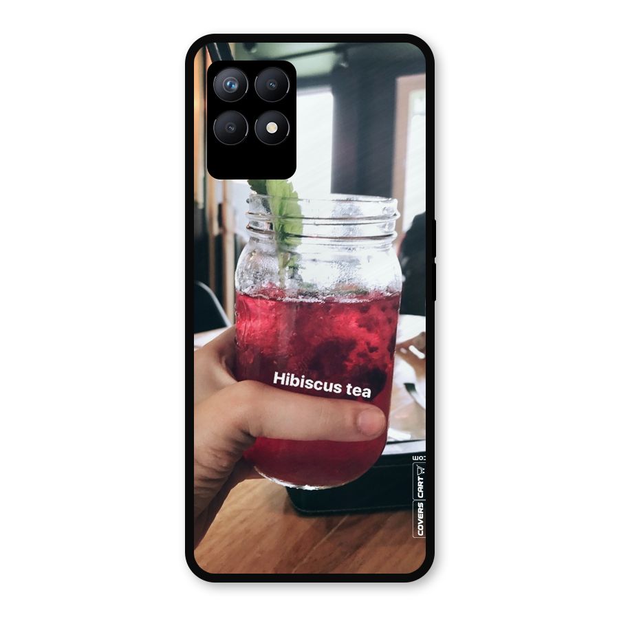 Hibiscus Tea Metal Back Case for Realme 8i