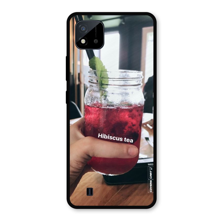 Hibiscus Tea Metal Back Case for Realme C11 2021